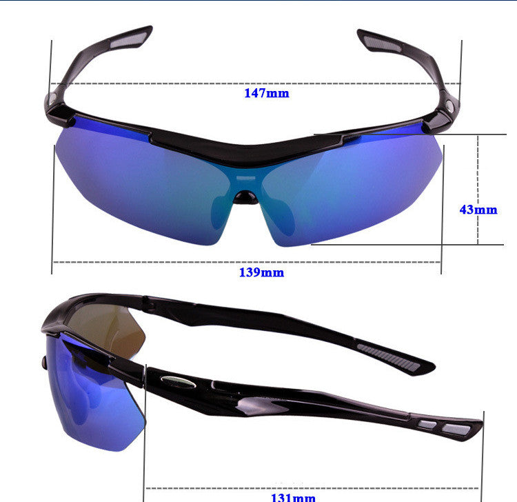 The Glasses Dust-proof and UV-proof sports sunglasses for outdoor