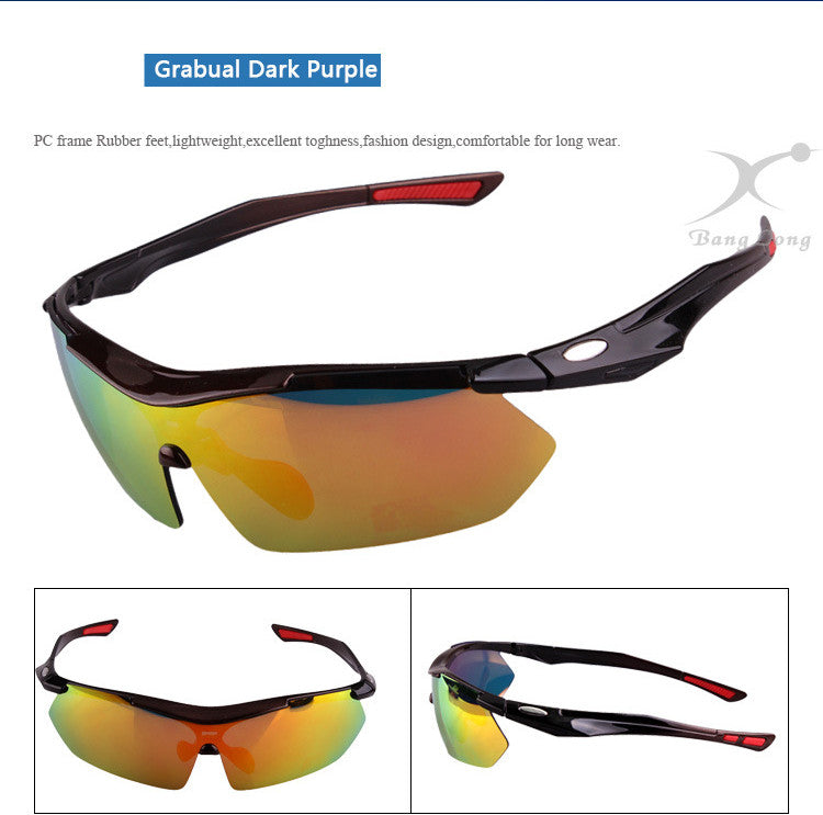 The Glasses Dust-proof and UV-proof sports sunglasses for outdoor